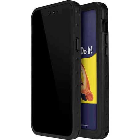 Rosie The Riveter Vintage War Poster iPhone 15 Plus Waterproof Case